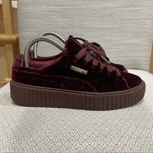 Puma By Rihanna Women's Fenty Creeper Velvet Shoes